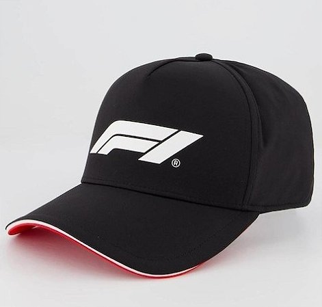 Boné Puma F1 BB Preto e Vermelho