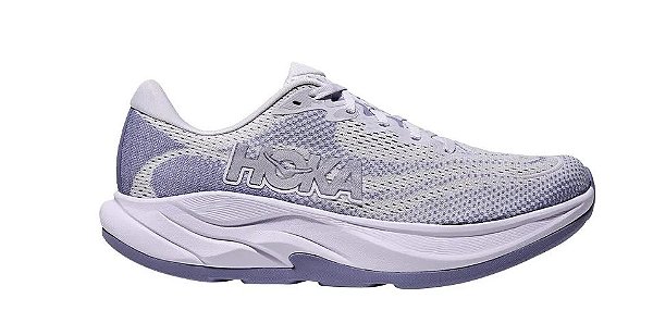 Tenis Hoka Rincon 4 Feminino Branco cinza roxo