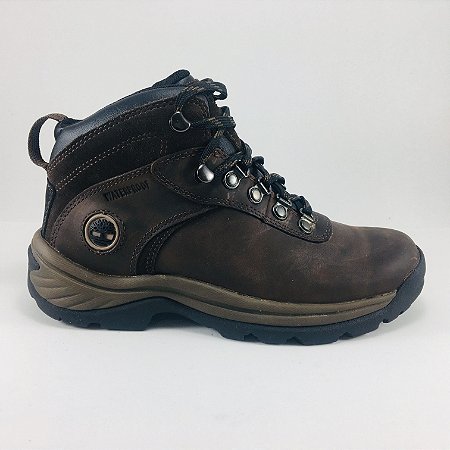 bota couro timberland mid wp marrom