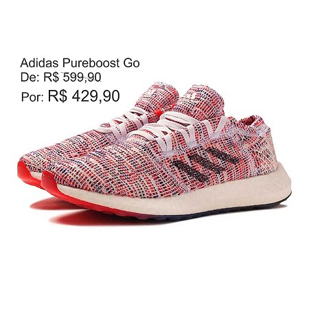 Tênis Adidas PureBoost GO Feminino Rosa
