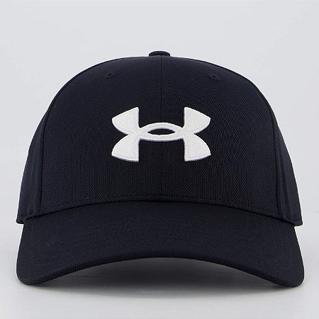 Bone Under Armour Blitzing Masculino Preto e Branco