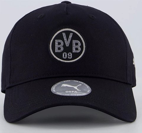 Bone Puma Borussia Dortmund Essential Cap Preto