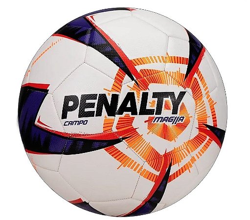 Bola Campo Penalty MAG11A R3 XXVI Paulistão Branco Laranja Roxo