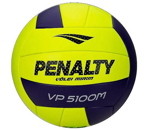 Bola Volei Penalty Mirim VP 5100M XXVI Amarelo Roxo Preto