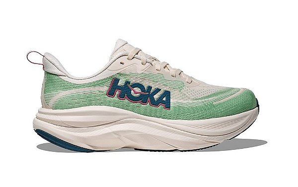 Tenis Hoka Skyflow Feminino Verde Branco