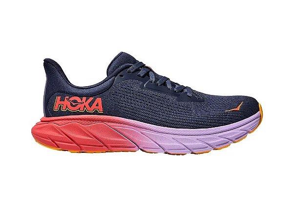 Tenis Hoka Arahi 7 Feminino Azul Rosa