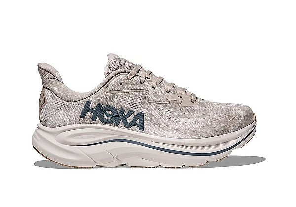 Tenis Hoka Clifton 10 Masculino Branco Cinza