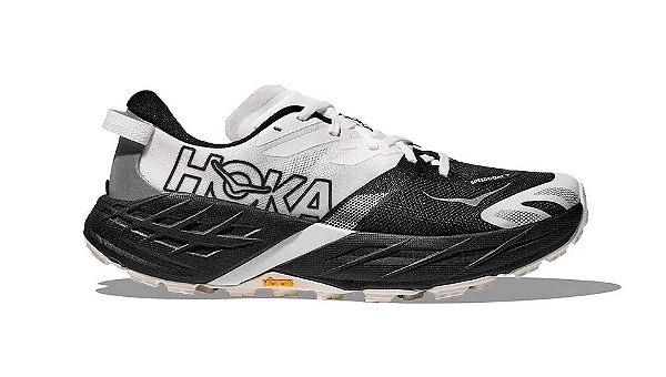 Tenis Hoka Speedgoat 7 Masculino Preto Branco