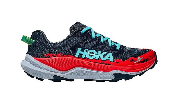 Tenis Hoka Torrent 4 Masculino Azul Vermelho