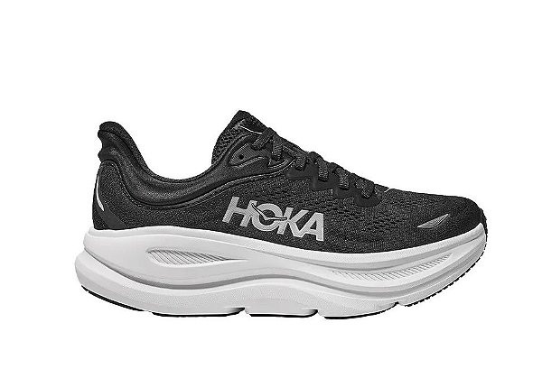 Tenis Hoka Bondi 9 Masculino Preto Branco