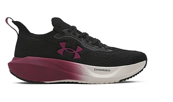 Tenis Under Armour Charged Slight 3 SE Feminino Preto Roxo