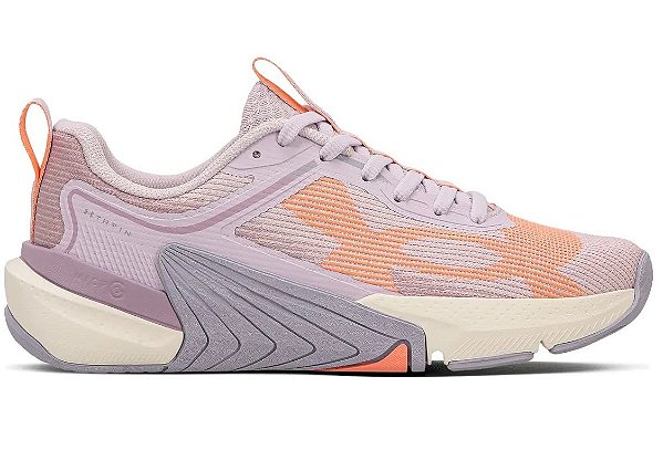 Tenis Under Armour Tribase Reps 3 Feminino Roxo Rosa