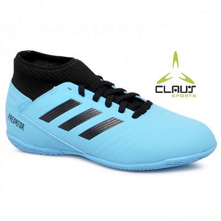 Tênis Futsal Infantil Adidas Predator 19.3 G25807 Azul/Preto - Claus Sports  - Loja de Material Esportivo - Tênis, Chuteiras e Acessórios Esportivos