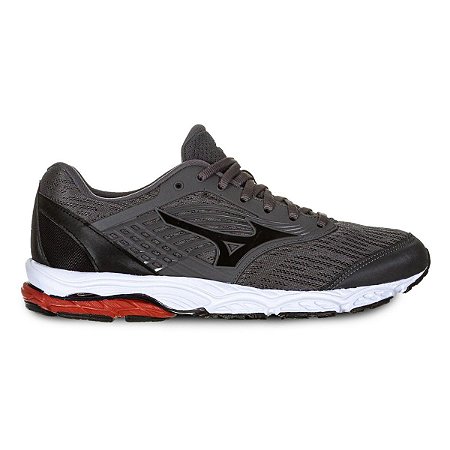 Tênis Mizuno Dynasty 3 Masculino - Cinza e Vermelho