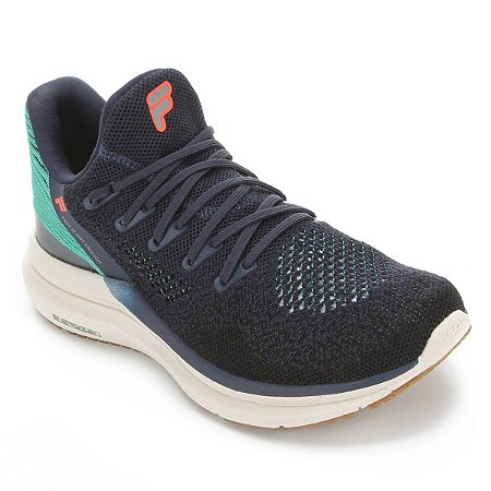 Tênis Fila Racer Knit 2.0 Feminino - Marinho e Verde