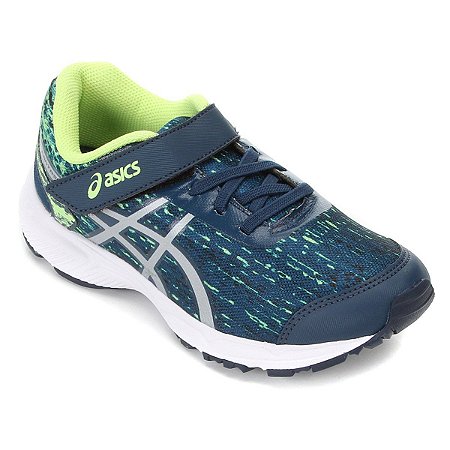 Tênis Infantil Asics Fantasy 4 PS - Azul+Prata