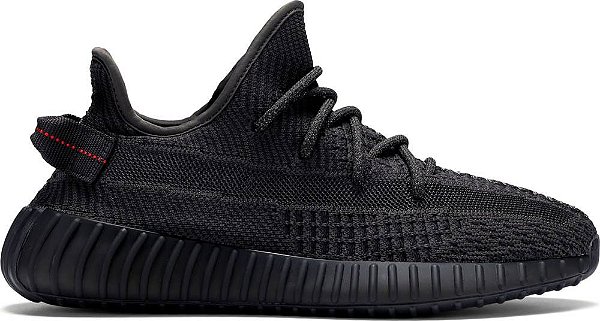 Tênis Yeezy Boost 350 V2 Static Black Reflective Preto Unissex