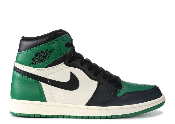 Tênis Air Jordan 1 PINE GREEN Verde Branco Unissex - Loja Dopamina