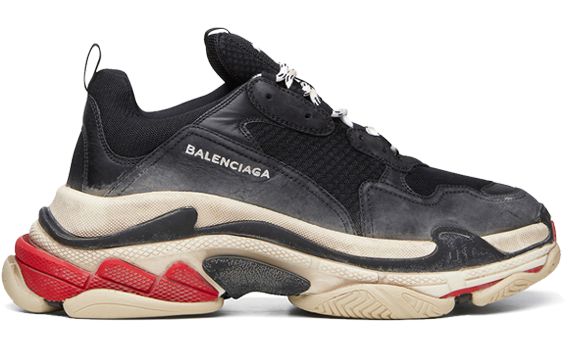 Tênis Balenciaga Triple S Black/Red Unissex Preto Vermelho - Loja Dopamina