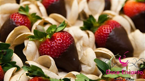 Morango no Chocolate - 100 Unidades