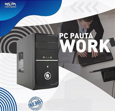 PC PAUTA WORK - INTEL CORE I3 - 10100/ 4GB/ 256GB SSD/ FREEDOS