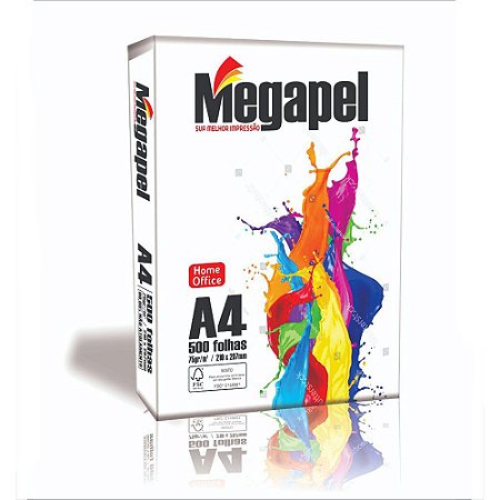 Papel para Impressão A4 - 500 folhas -  Megapel