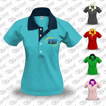 Baby Polo Gola - Várias Cores - Uniforme Personalizado