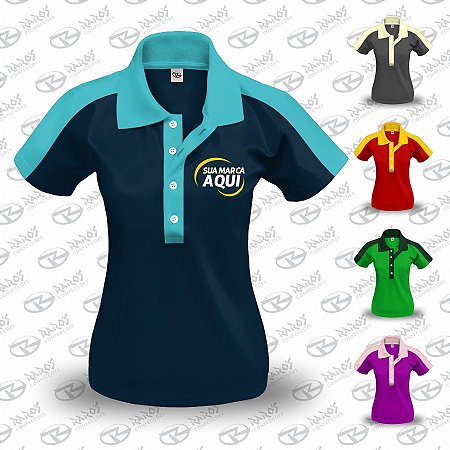 Baby Polo Gold - Várias Cores - Uniforme Personalizado