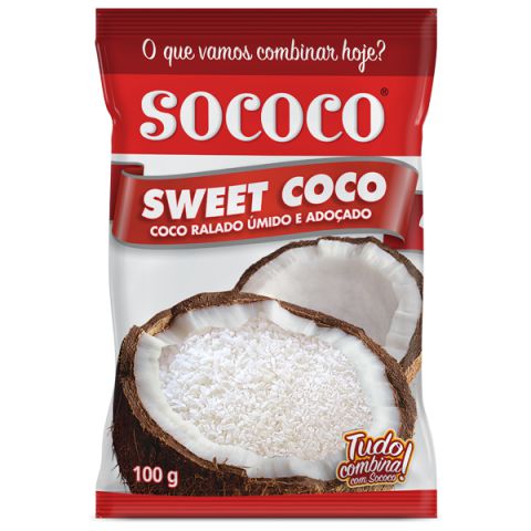 COCO RALADO SWEET FLOCO 100GR ADOÇADO