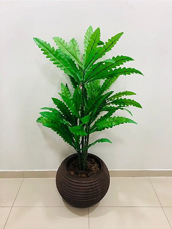Planta Artificial Dracena Tropical Com Vaso