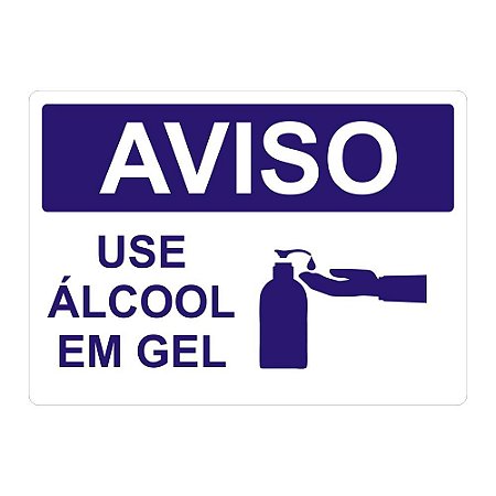 Etiqueta de álcool em gel