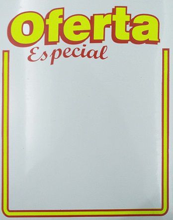 Etiqueta Oferta Especial