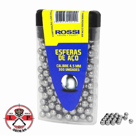 Esferas de Aço Rossi 4,5mm 0,35g - 300 Un