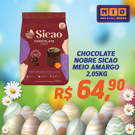 Chocolate Nobre Sicao Meio Amargo 2,05kg