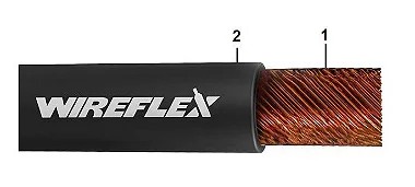 Cabo de Solda 1 X 25MM 70°C 450/750V Cobre CL6 PVC Wireflex