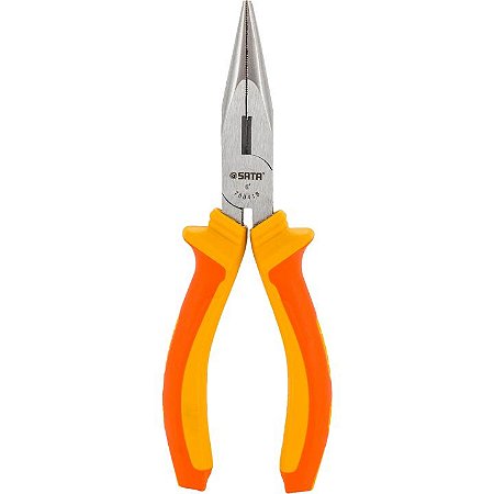 Alicate Bico Meia Cana 6" Reto Emborrachado CR-V Sata