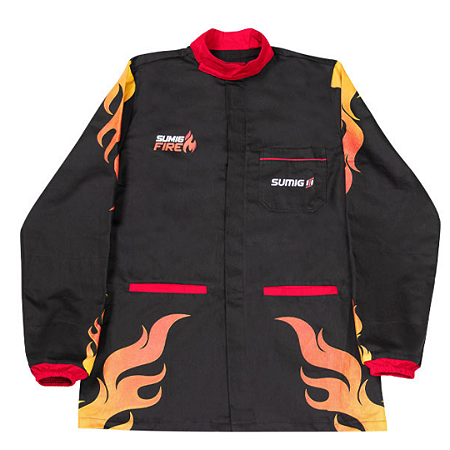 Uniforme Jaleco de Soldador Manga Longa Dupla Fire (GG) Sumig