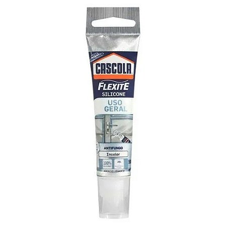 Silicone Acetico Incolor Uso Geral 50GR Cascola