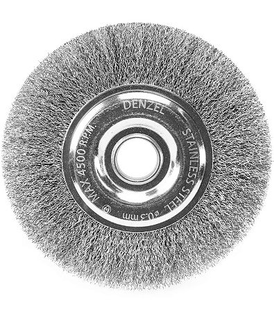 Escova Circular Ondulada Inox 100MM X 7/8" Denzel