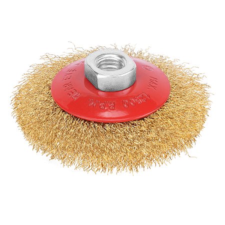 Escova Circular 100mm Rosca M14 A/C MTX