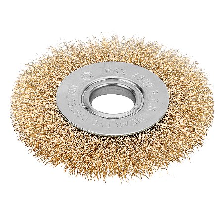 Escova Circular Ondulada 4" Furo 22mm MTX