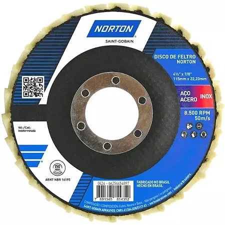 Disco de Feltro 4.1/2" - RapdPolish Norton