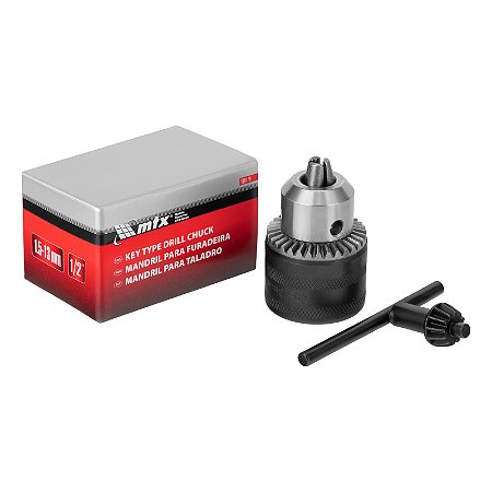 Mandril 1/2" 1,5-13mm Com Chave MTX