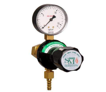 Regulador de Pressão Mod. 300 Posto Oxigênio SM