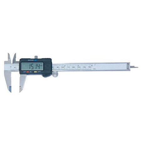 Paquímetro Digital 150mm/0 Precisão 0,03mm Inox Carbografite