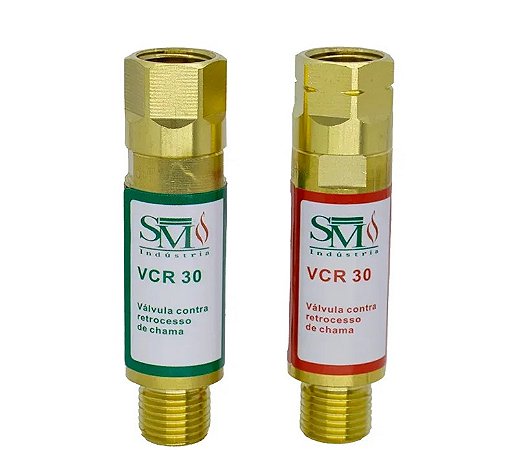 Válvula Corta Chama VCR-30 9/16 Regulador de Pressão SM
