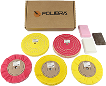 Kit Para Polimento de Metais 01 Polibra