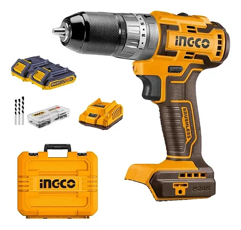 Furadeira / Parafusaderia Com Impacto 3/8" P20S (2 Baterias/Carregador) Ingco