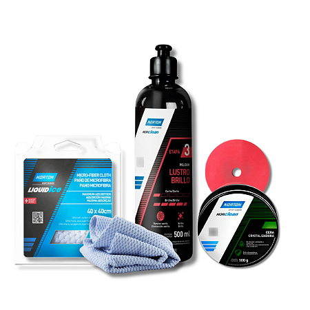 Kit de Polimento Automotivo 1 Norcelan