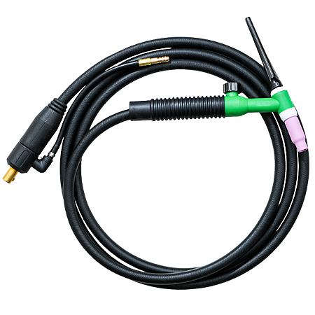 Tocha TIG 26V Corpo Flexível Com Registro Engate 12,80mm